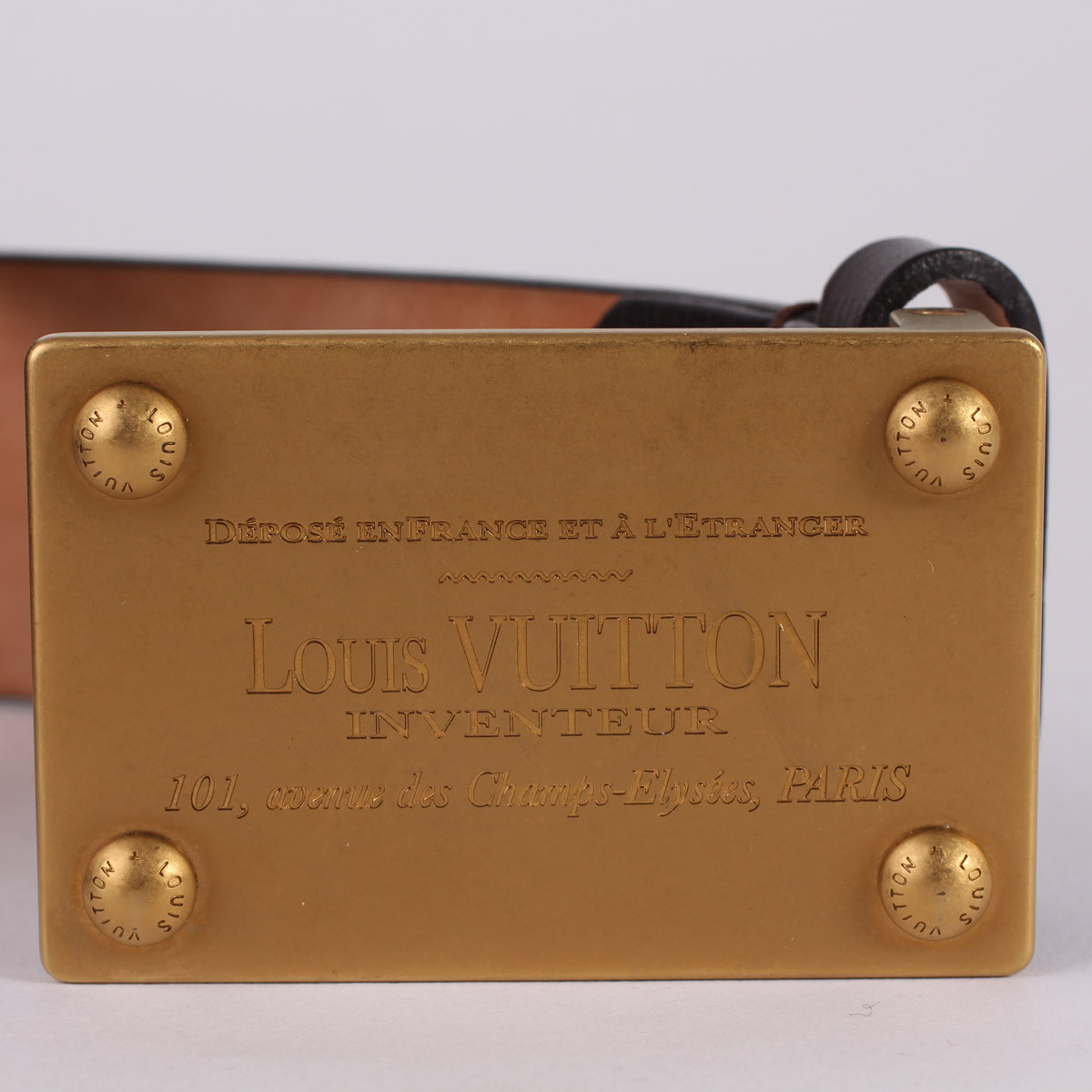 Ceinture LV Inventeur occasion Louis Vuitton