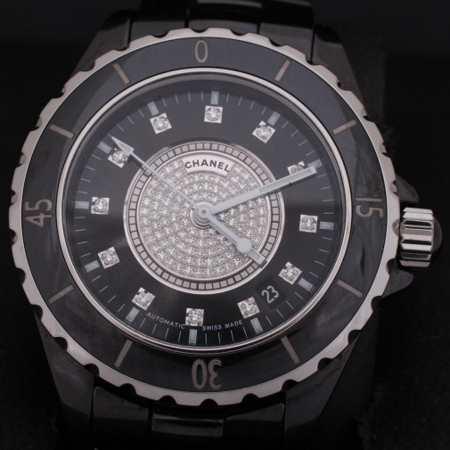 Montre J12 Pavage de diamants