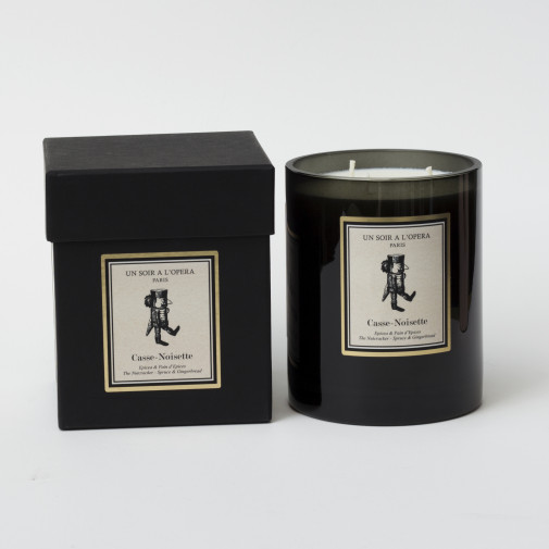 Bougie parfumée 3 mèches - CASSE-NOISETTE Epicea et Pain d'épices d'après le ballet de Tchaikovsky 1KG