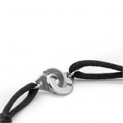 Bracelet Menottes R8 or blanc 18k