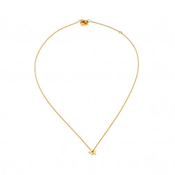 Collier or rose 18k Mini Open Star On Chain