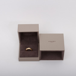 Bague jonc et brillants.P.M.