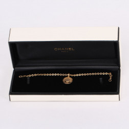 bracelet et breloque "1932" or et diamants