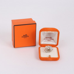 Paire de clips d'oreilles Torsade en argent 925