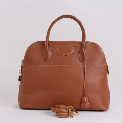 Sac Bolide 37 en cuir Courchevel gold