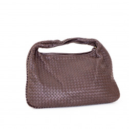 Sac Hobo grand format cuir Intrecciato