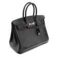 Sac Hermès Birkin 35 en cuir Epsom Noir et accastilage en metal palladié