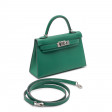 Sac Kelly 20 cuir Epsom vert Cactus