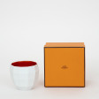 Photophore en porcelaine blanche