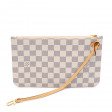 Pochette Accessoires en Toile damier azur