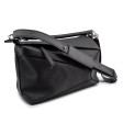 Sac Loewe Puzzle G.M. en cuir gréné noir