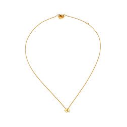 Collier or rose 18k Mini Open Star On Chain