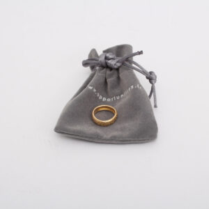 Bague bandeau gravée – Image 2