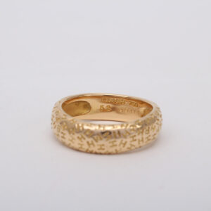 Bague bandeau gravée – Image 7