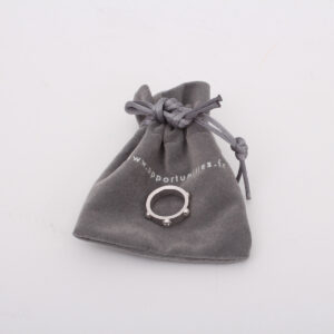 Bague "Clous" et diamant. – Image 2