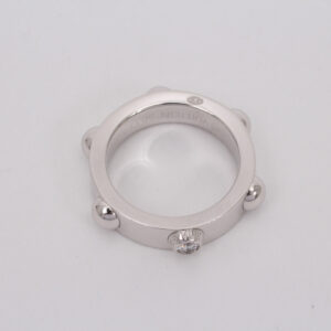 Bague "Clous" et diamant. – Image 6