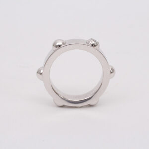 Bague "Clous" et diamant. – Image 3
