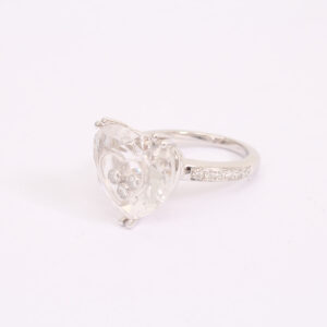 Bague Coeur "Happy Diamonds"cristal. – Image 8