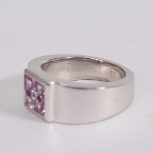Bague tourmalines roses. – Image 3