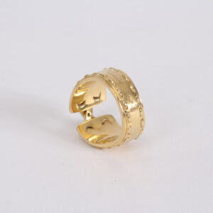 Ring Mexico yellow gold 18k and diamonds - Image 5