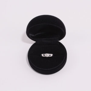 Bague Solitaire platine 0.40 ct – Image 1