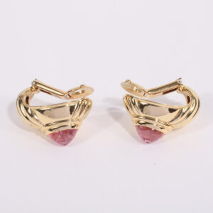 Clips de oreja Diablotine de 18 k de oro amarillo y Turmalina - Imagen 3