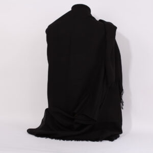 Étole Grand H noire – Image 2