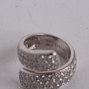 Bague or blanc 18k sertie de diamants – Image 5