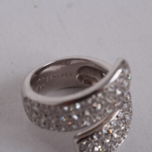 Bague or blanc 18k sertie de diamants – Image 6
