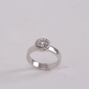 Bague Fleur et brillant – Image 2