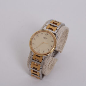Watch Arceau Large model steel and gold plated - Image 2