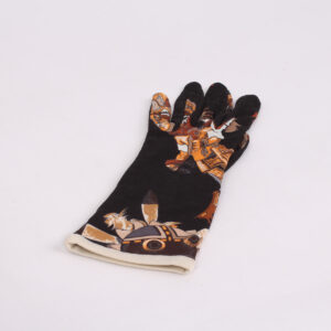 Pair of silk gloves Kashinas Size 6 1/2 - Image 6