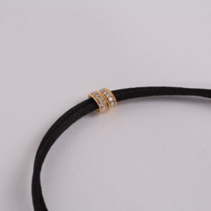 Pendentif Anneau or jaune et diamants – Image 2