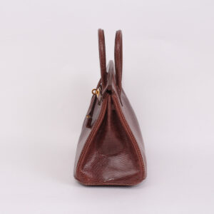 Sac Birkin 25 en lézard couleur Cognac – Image 5