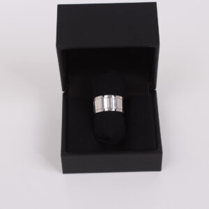 Anillo Tank française oro blanco - Imagen 1