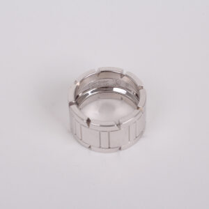 Anillo Tank française oro blanco - Imagen 5