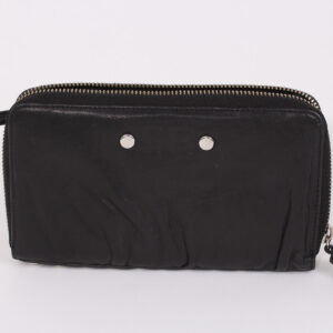 Cartera de cuero negro - Imagen 2