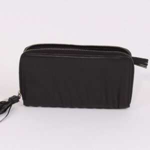 Cartera de cuero negro - Imagen 3