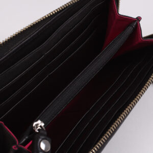 Cartera de cuero negro - Imagen 5