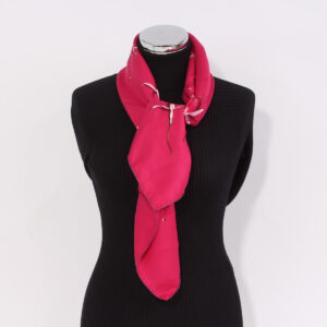 Scarf Fleurs de Fuchsia - Image 3