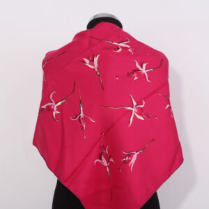 Scarf Fleurs de Fuchsia - Image 4