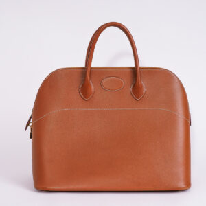 Sac Bolide 45 en cuir Courchevel gold – Image 3