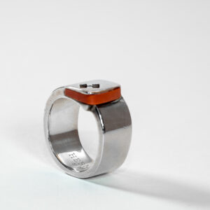 Bague Candy en argent et Cornaline – Image 3