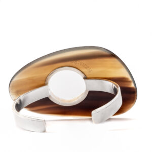 Bracelet horn and silver 925 RARE - Image 2