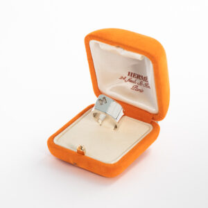 Bague Candy en argent 925 et pierre blanche – Image 2