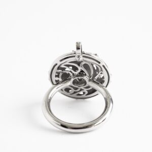 Anillo Shanghai oro blanco de 18k y diamantes, Linea Circle of Fire - Imagen 7