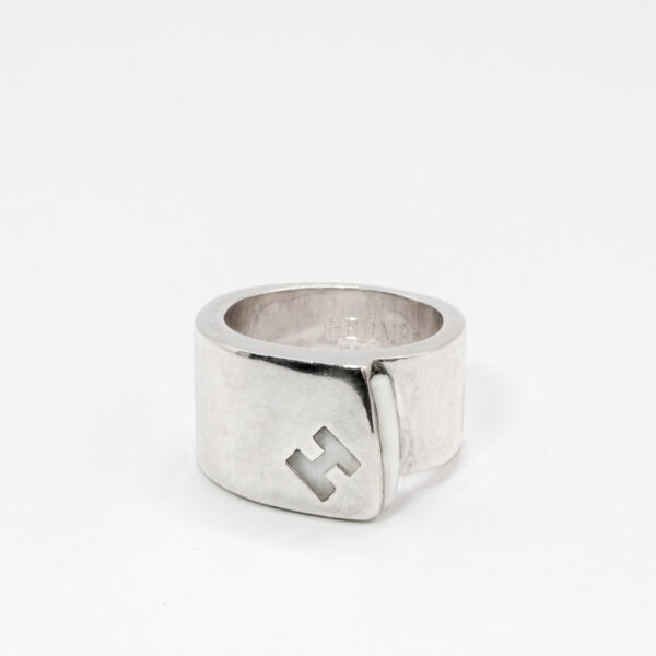 Bague Candy en argent et pierre blanche-0