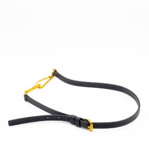 Adjustable strap in infinite blue leather - Image 2