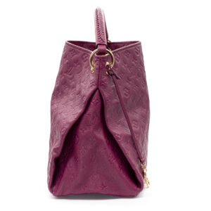 Artsy bag in raspberry red Monogam Empreinte leather - Image 2