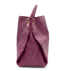 Artsy bag in raspberry red Monogam Empreinte leather - Image 5